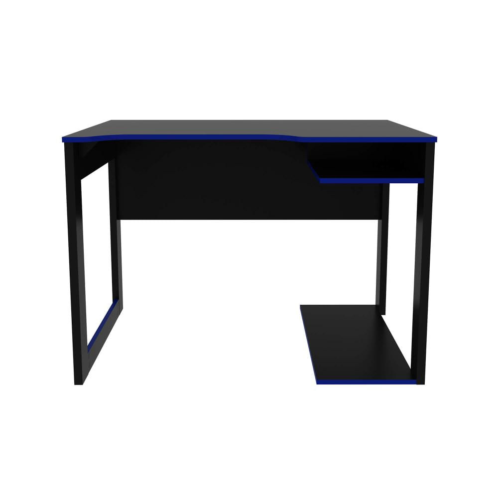 Mesa Gamer 105cm ME4161 Preto/Azul Tecnomobili