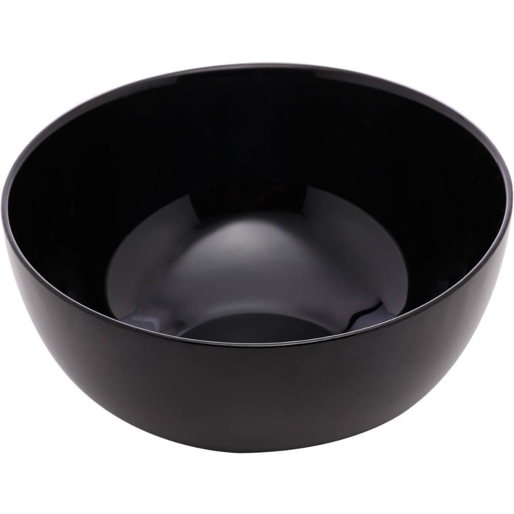 25 Cumbucas Vidro Opalino 300ml Bowl Tigela Restaurante Diwali Black 12x5cm