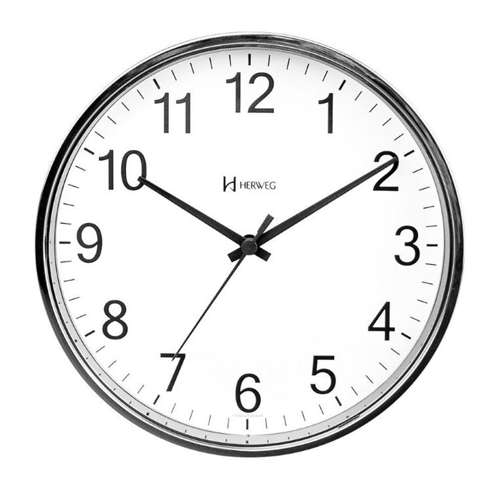 Relógio Parede Quartz Herweg Liso 22cm 660139 Dourado - Dourado