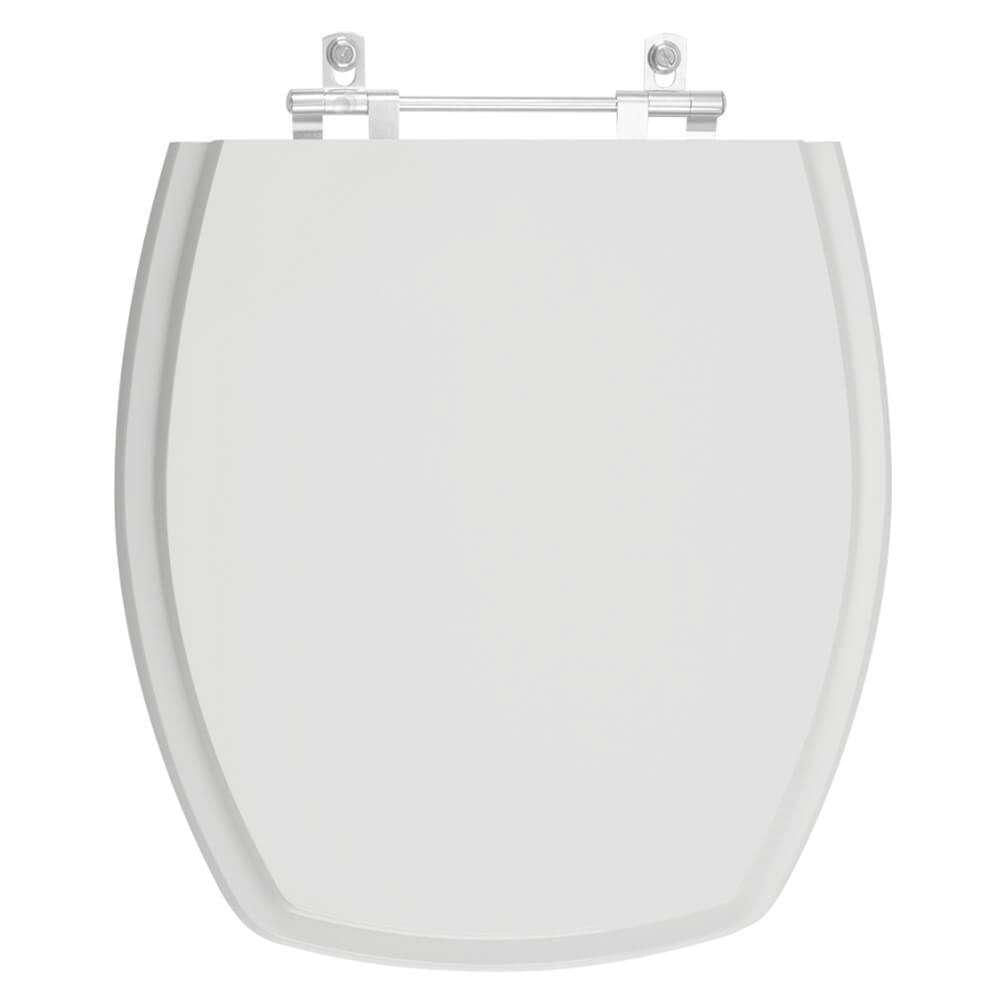 Tampa De Vaso Poliester Thema Cinza Claro Para Bacia Incepa 6lpf