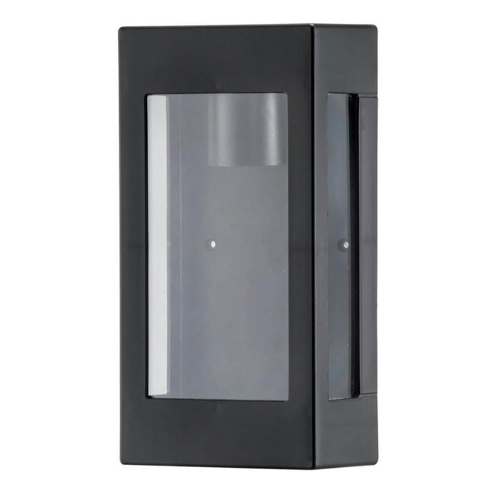 Arandela Prime Preta Termoplástica Luminária Parede Lâmpada E27 Bivolt Dital