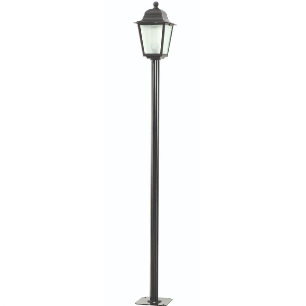 Poste para Jardim Colonial Preto Tubo em Alumínio Luminária de Piso Soberana Dital