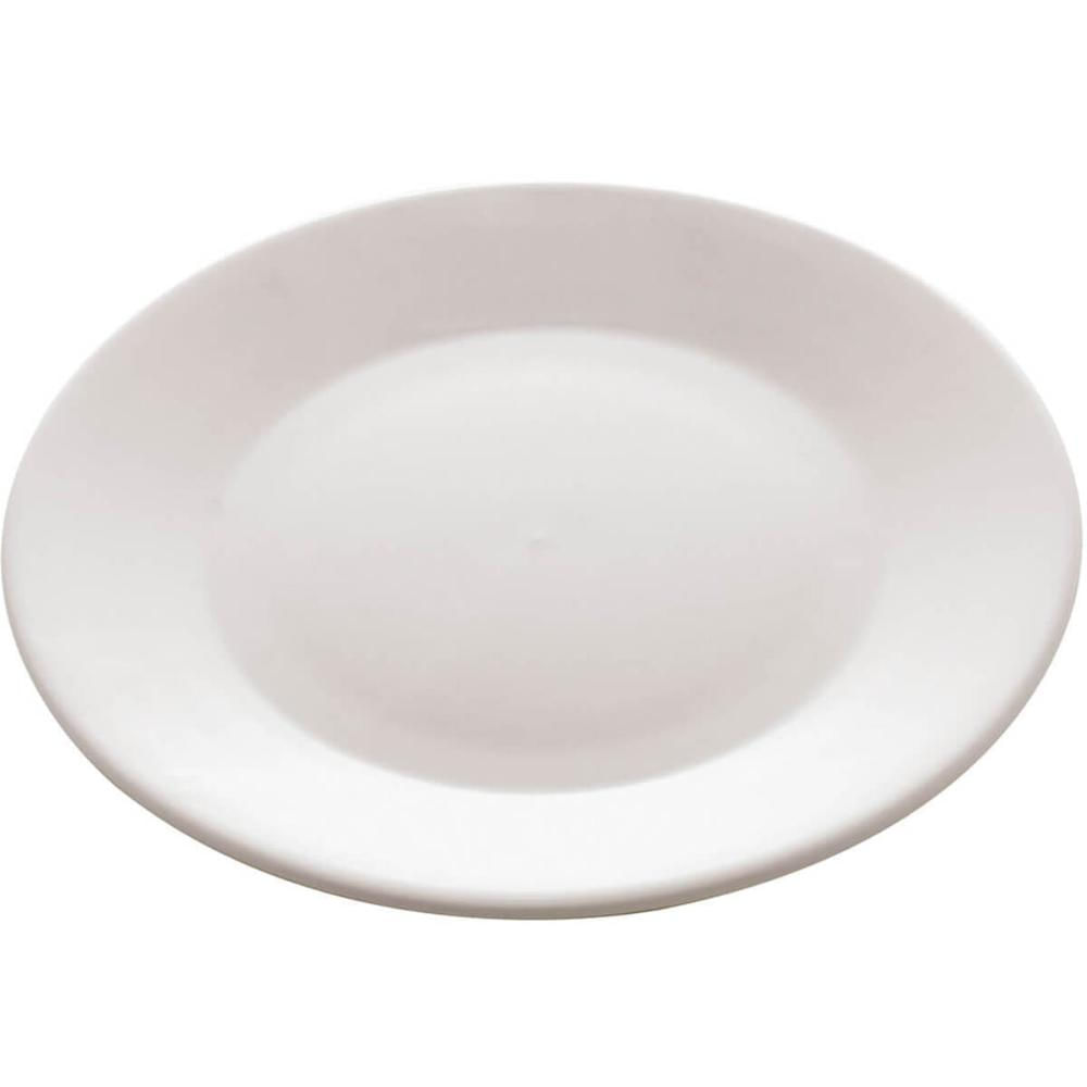 Prato para Sobremesa Porcelana Clean 20,5cm Lyor Mesa Posta Pratinho de Lanche