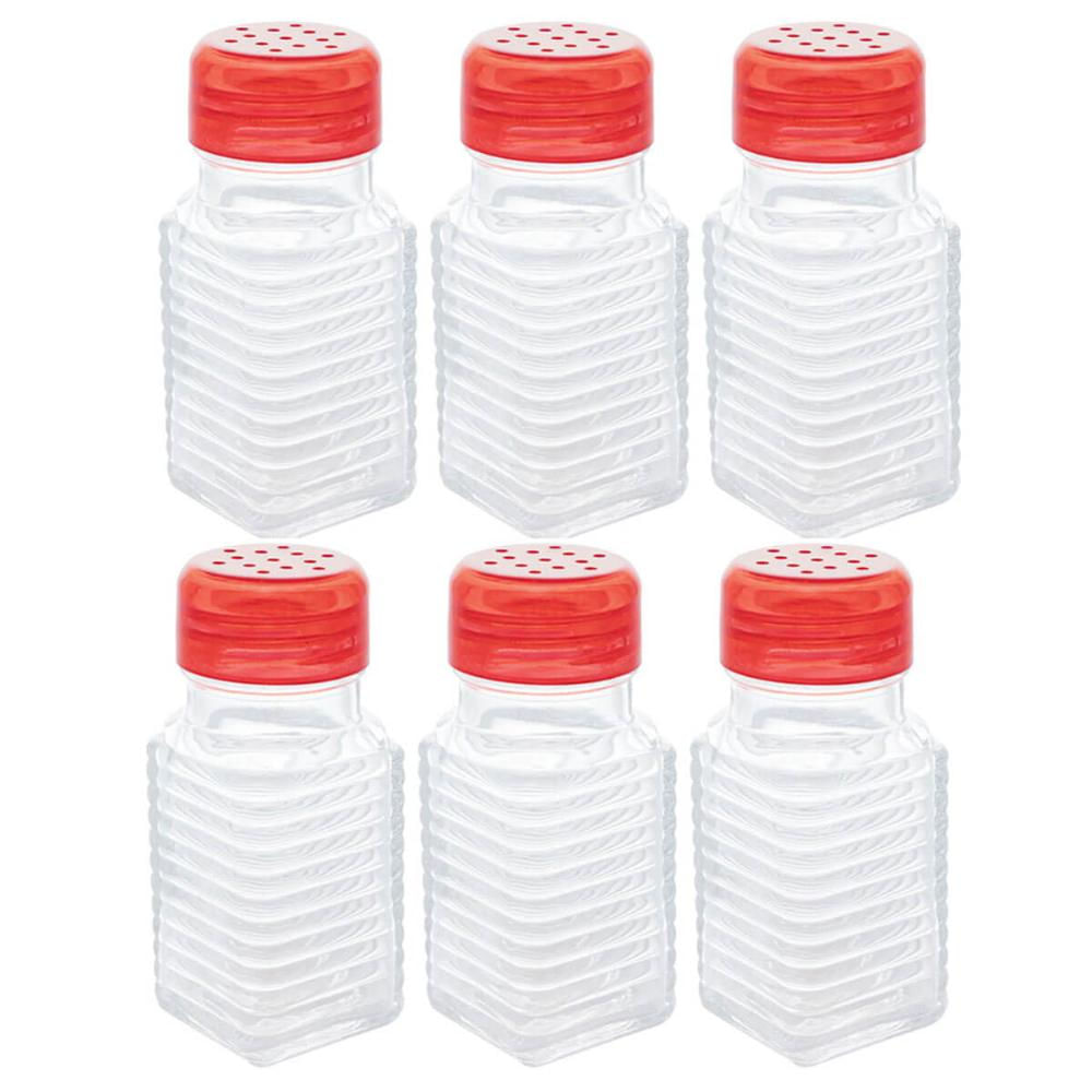 Kit 6 Saleiros de Vidro Borossilicato 80ml Lyor Porta Sal de