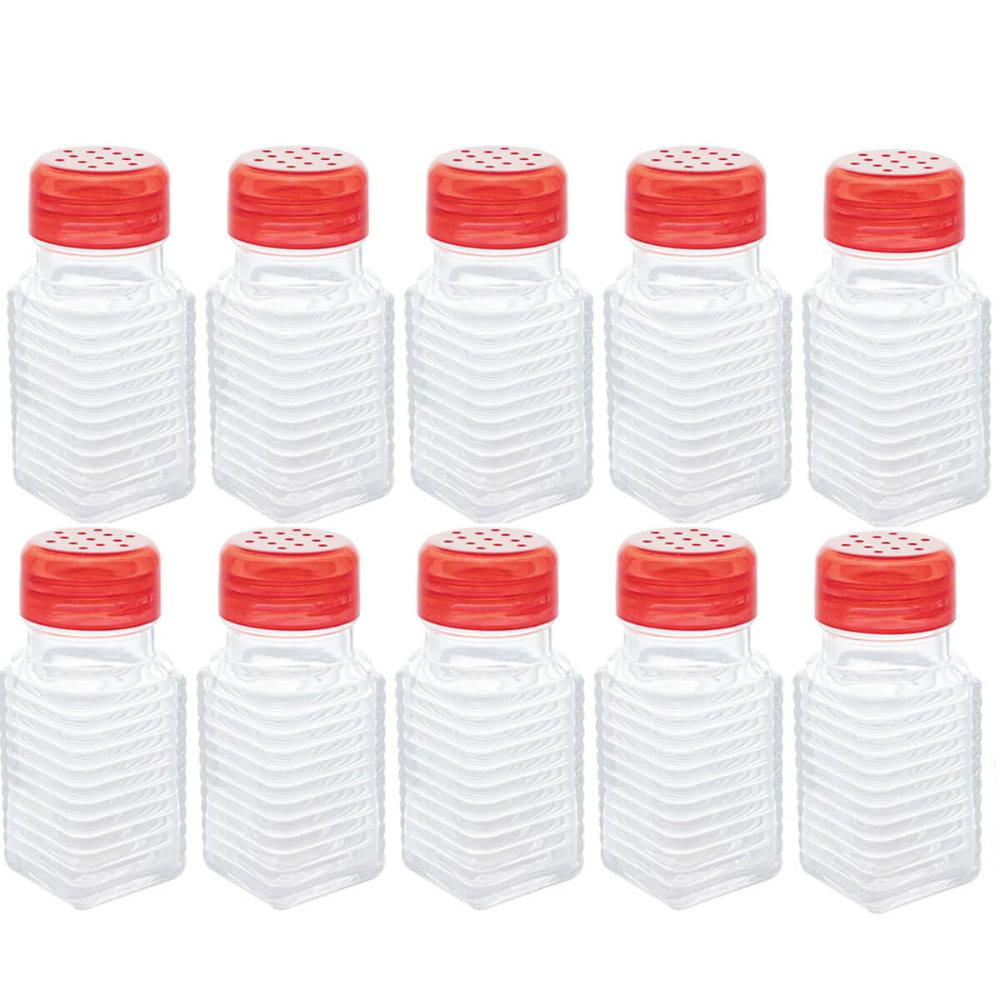 Kit 10 Saleiros de Mesa Lyor 80ml Saleiro Pimenteiro de Vidr