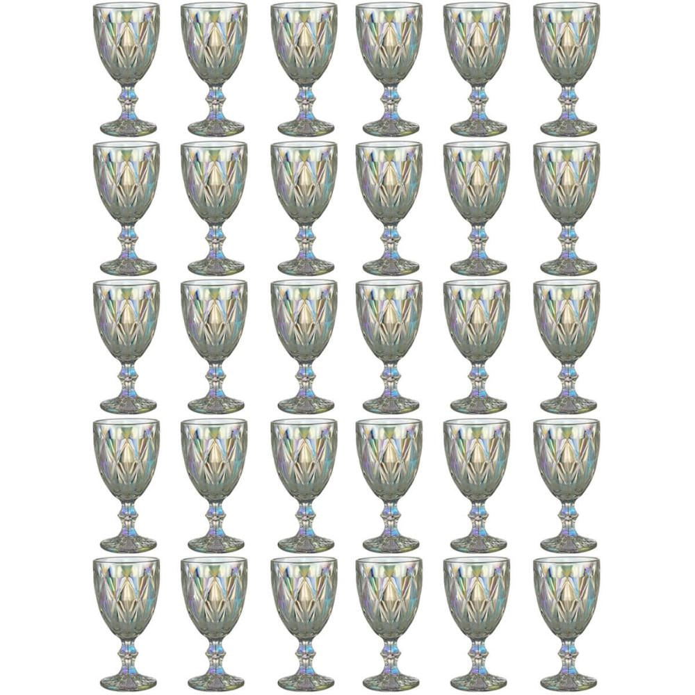 Kit 30 Taças de Vidro Furta Cor 325ml Diamond Lyor Drinks Re