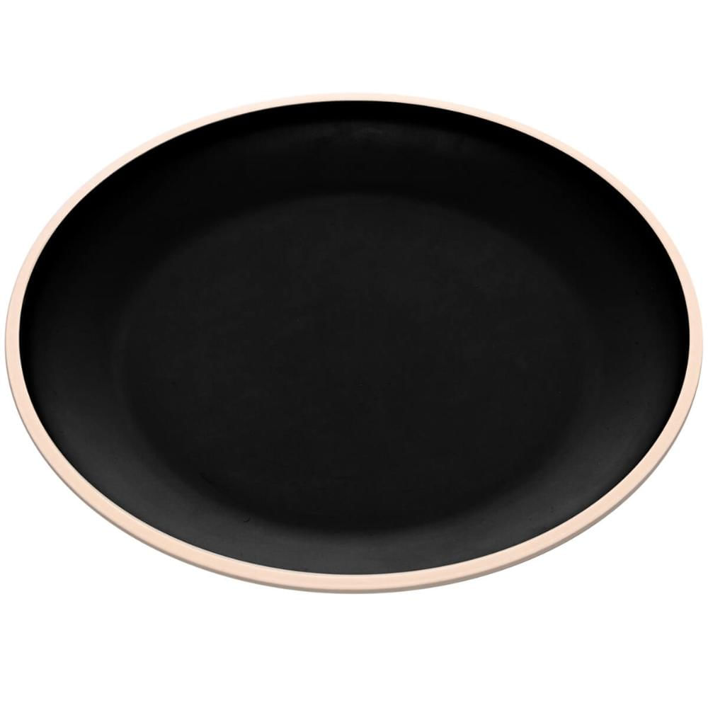 Prato Para Pão Sobremesa Melamina 15cm Class Wolff Preto Servir Bolo Biscoitos Avulso