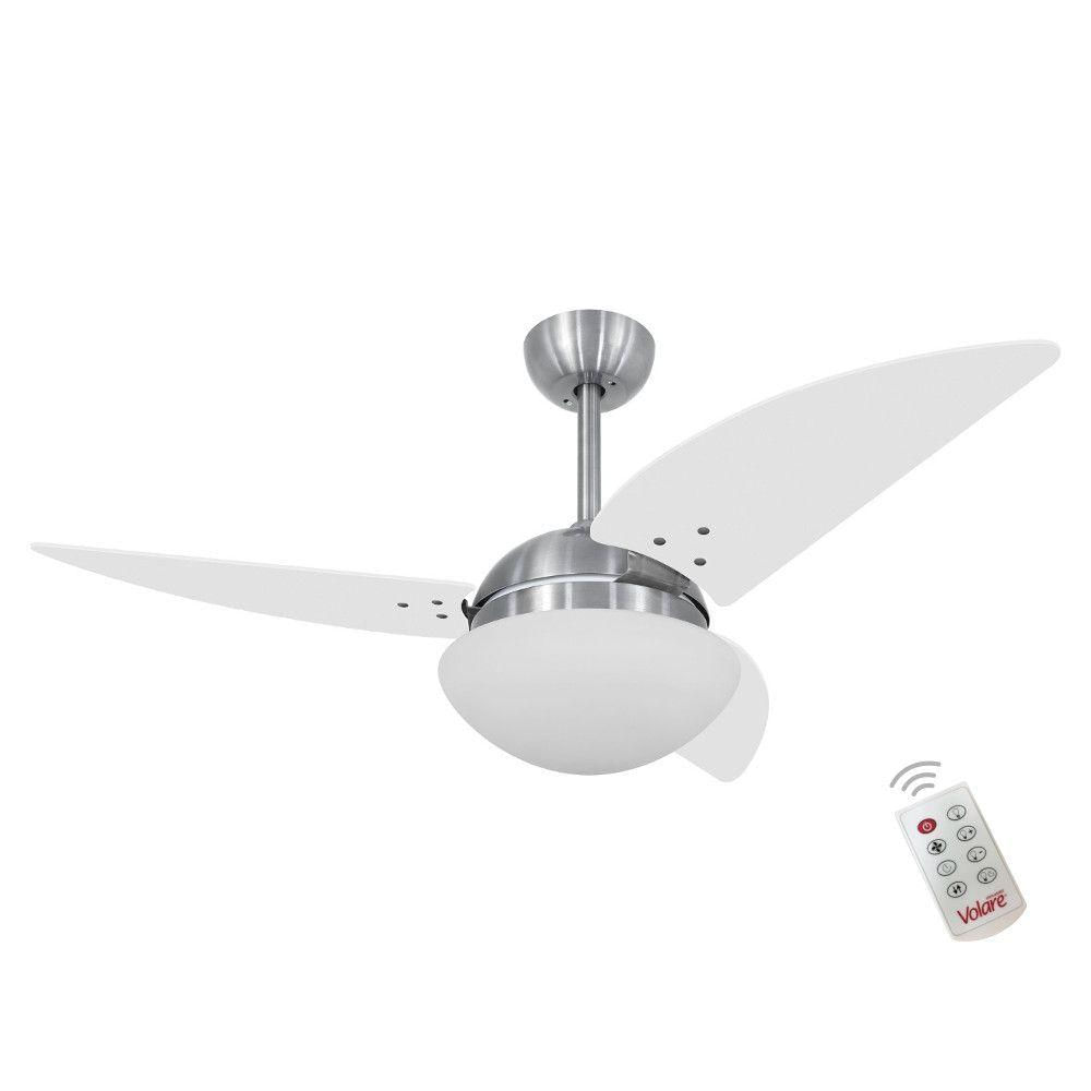 Ventilador Volare Class Branco 127V E Controle Remoto