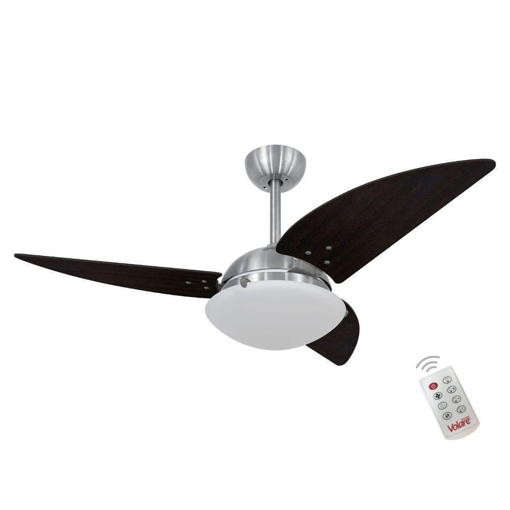 Ventilador Volare Class Tabaco 220V E Controle Remoto