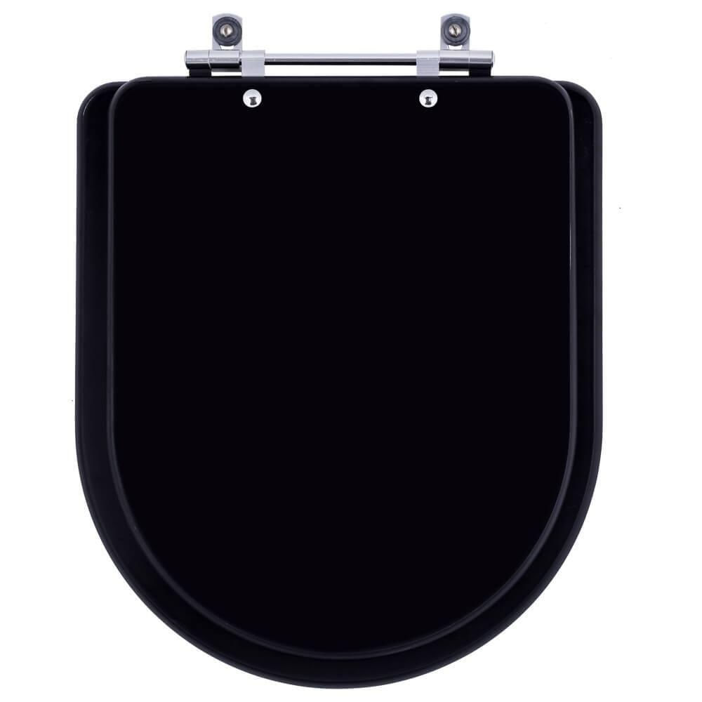 Tampa De Vaso Carrara Preto Fosco Para Bacia Deca 6lpf