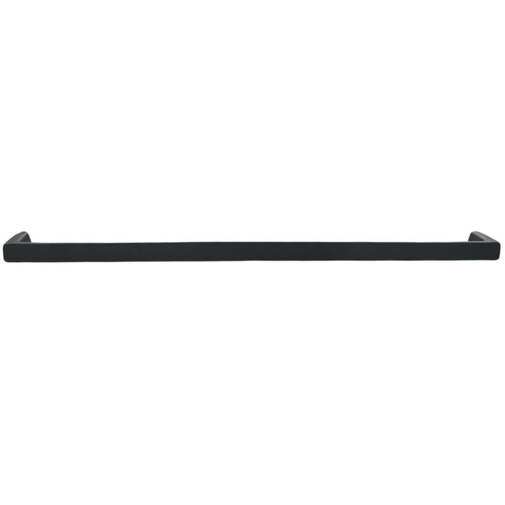 Kit 30 Puxadores para Móveis Zamac Preto Fosco 26cm Porta Armário Gavetas Guarda-Roupas