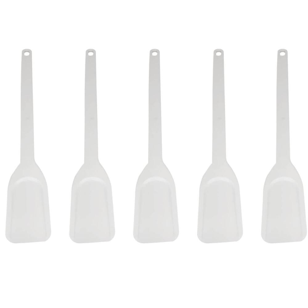 5 Espátulas Plásticas Pás Brancas 74cm Restaurantes Cozinha Industrial Caldeirão