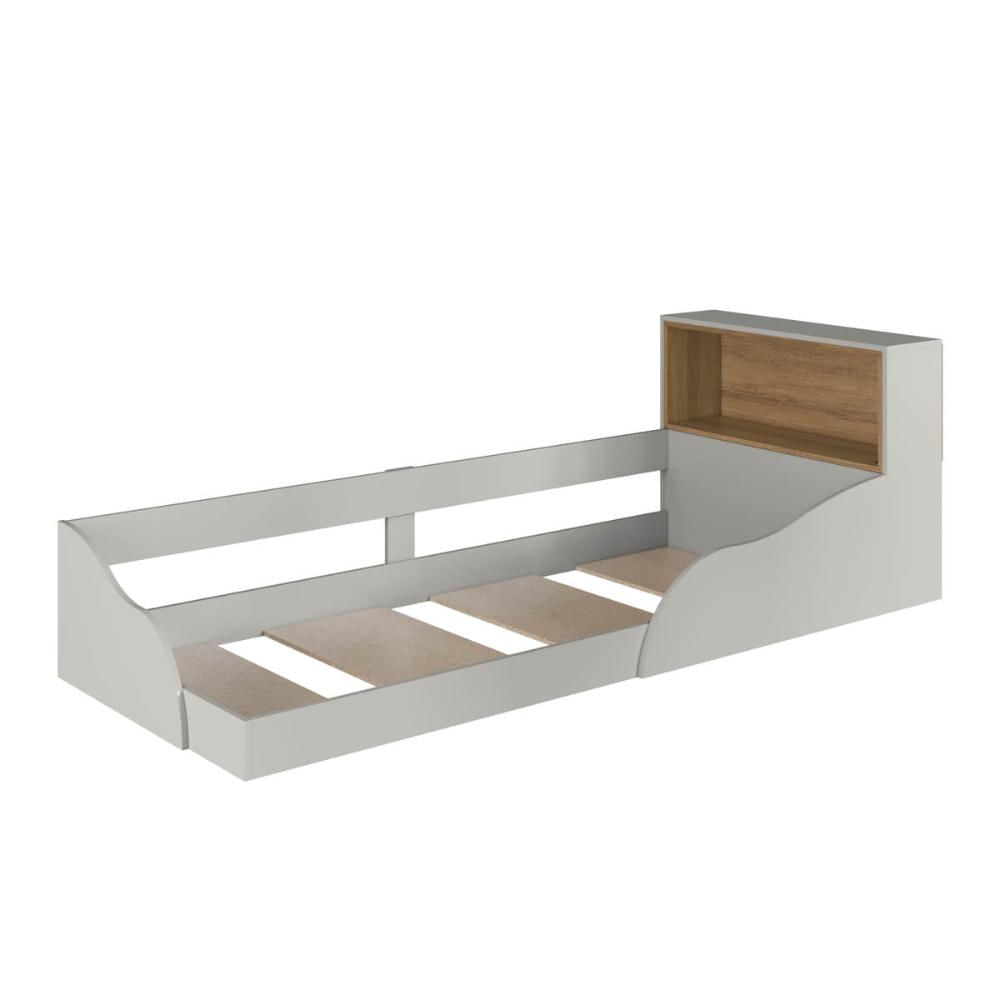 Cama Montessoriana Infantil Juvenil Lille Iluminação em Led MDP Gl1080 Art In Móveis
