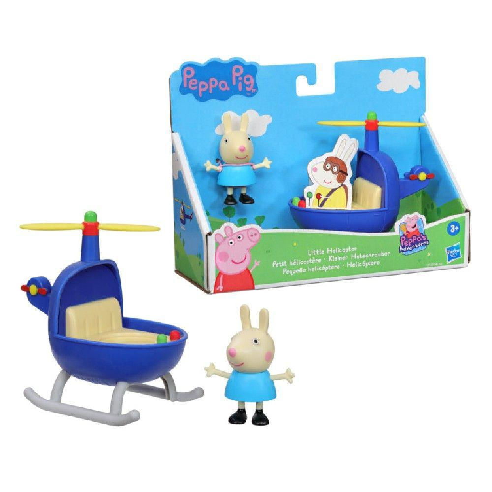 Peppa Pig Figura Rebecca Coelha e Helicóptero - Hasbro