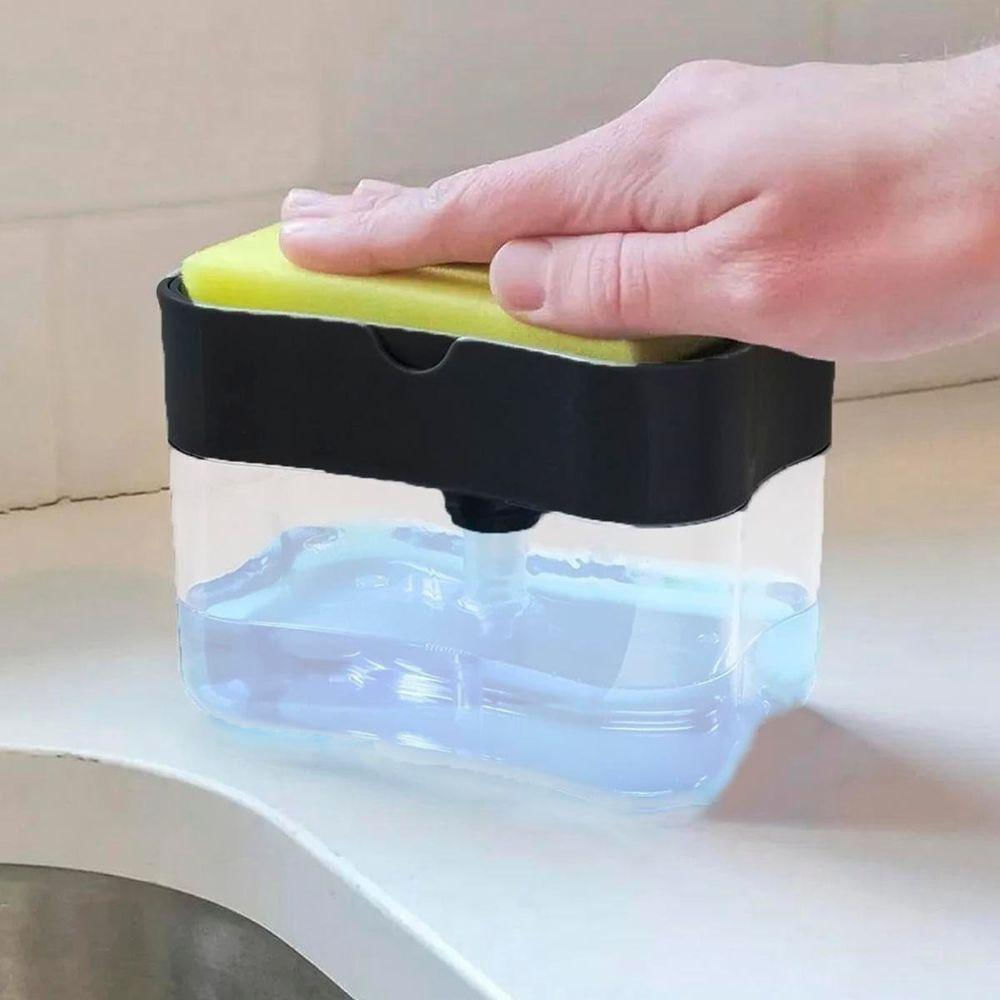 Dispenser Detergente Com Suporte Esponja único