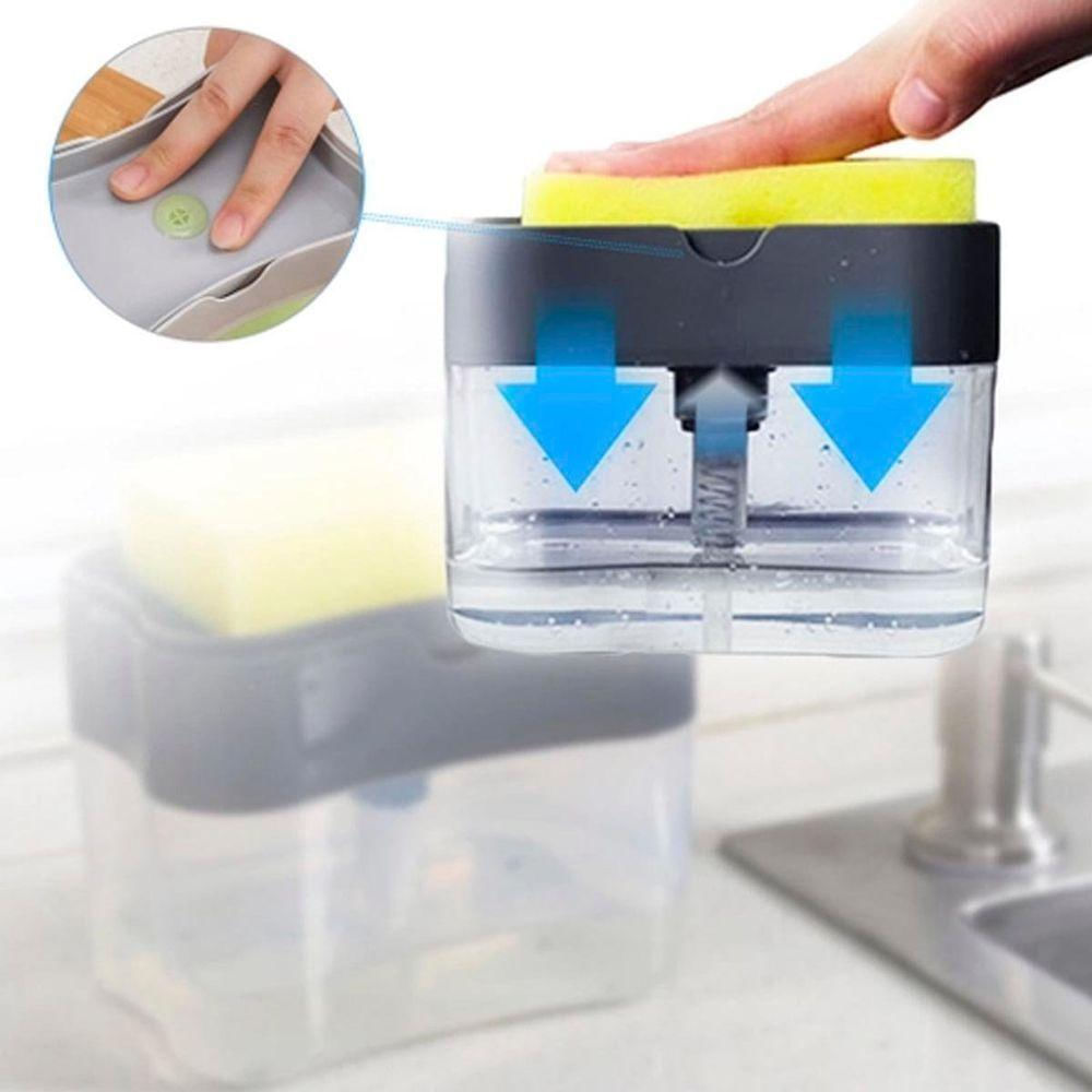 Dispenser Detergente Com Suporte Esponja único