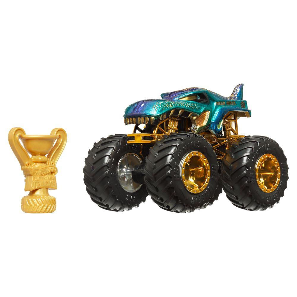 Hot Wheels Monster Trucks Troféu Bigfoot Mega-Wrex - Mattel