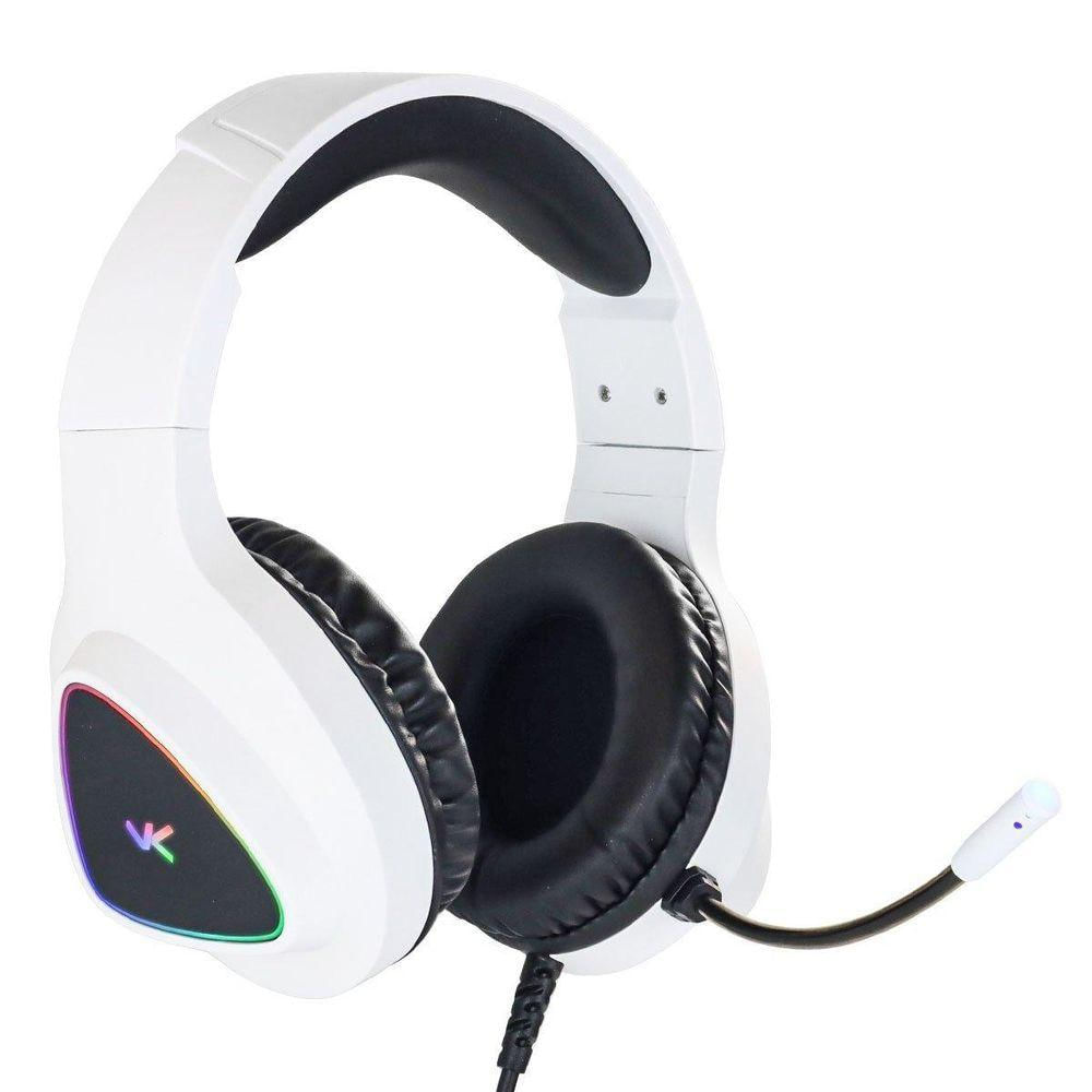 Fone De Ouvido Headset Gamer Chroma Usb 7.1 Rgb Branco -...