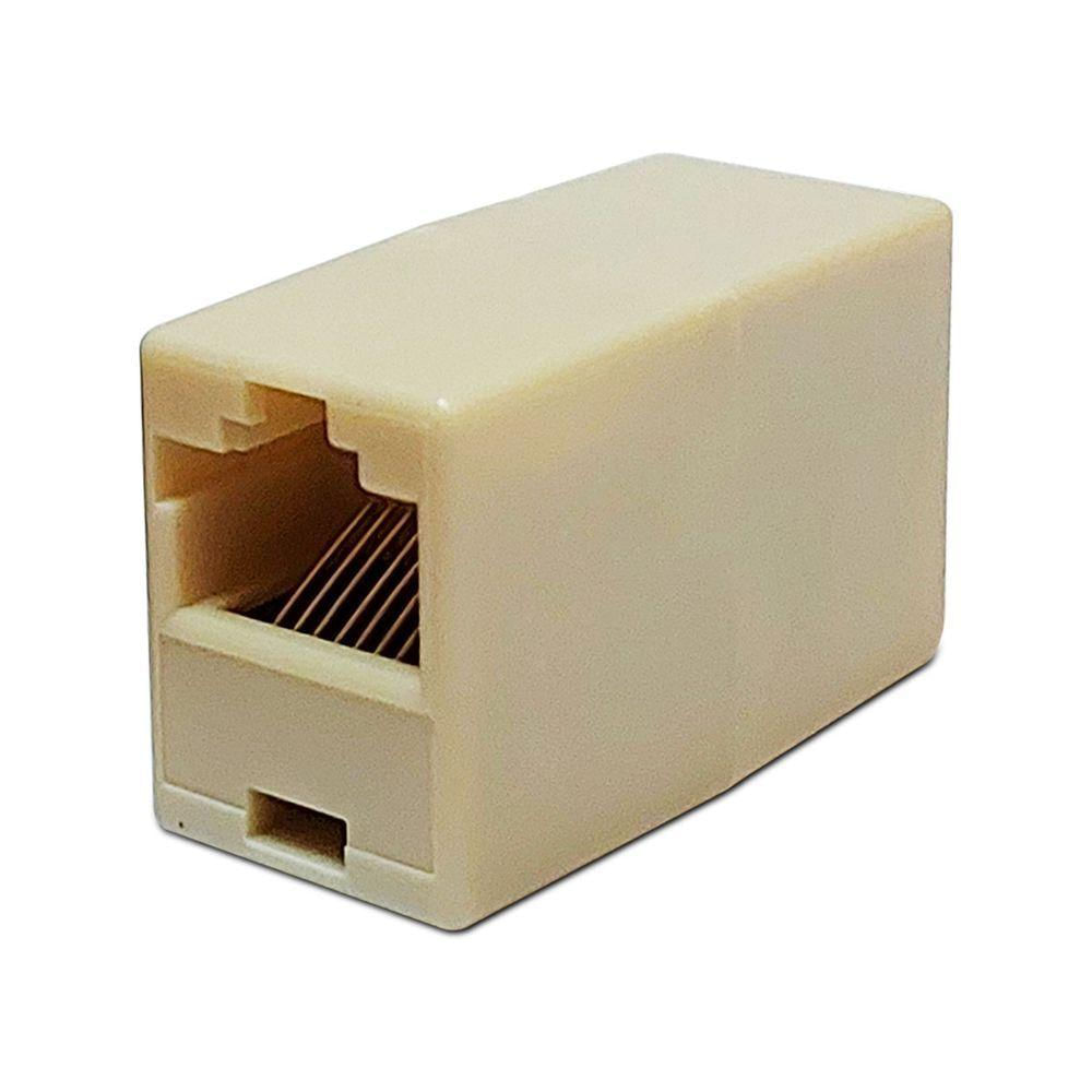 Adaptador Emenda Simples Para Cabo De Rede (rj45 X Rj45) Hayom, 8 Vias, 10 Unidades - Ai1013