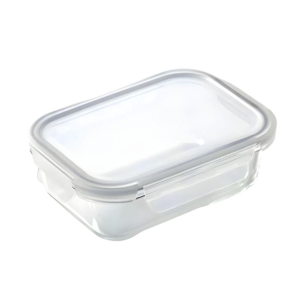 Pote Hermético De Vidro Compacto 640ml - Conservação E Vedação