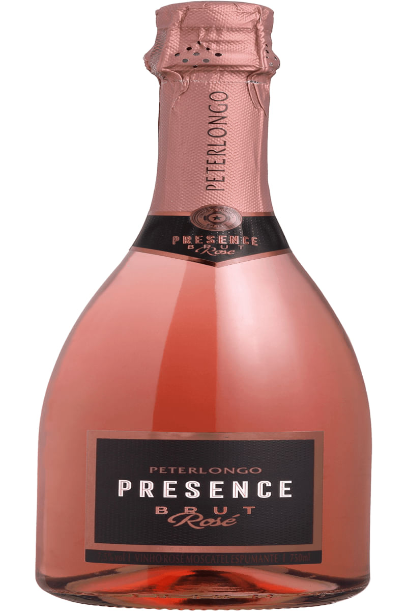 Espumante Brut Rosé Presence Peterlongo 750ml