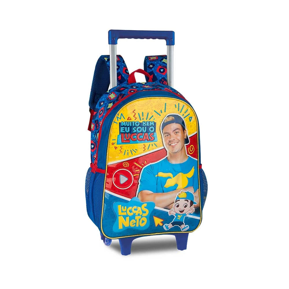 Mochilete Infantil Up Luccas Neto Muito Bem Eu Sou O Luccas 16" NU9007K