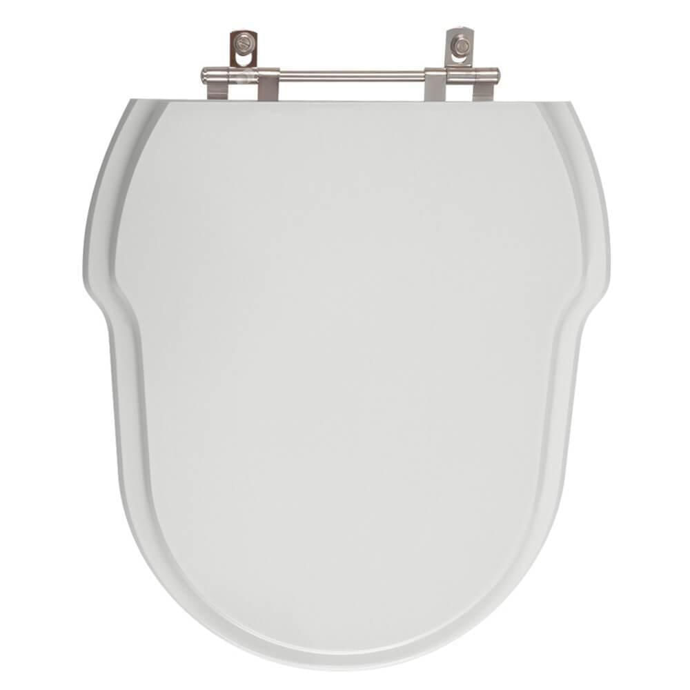 Tampa De Vaso Hampton Cinza Platina Para Bacia Incepa