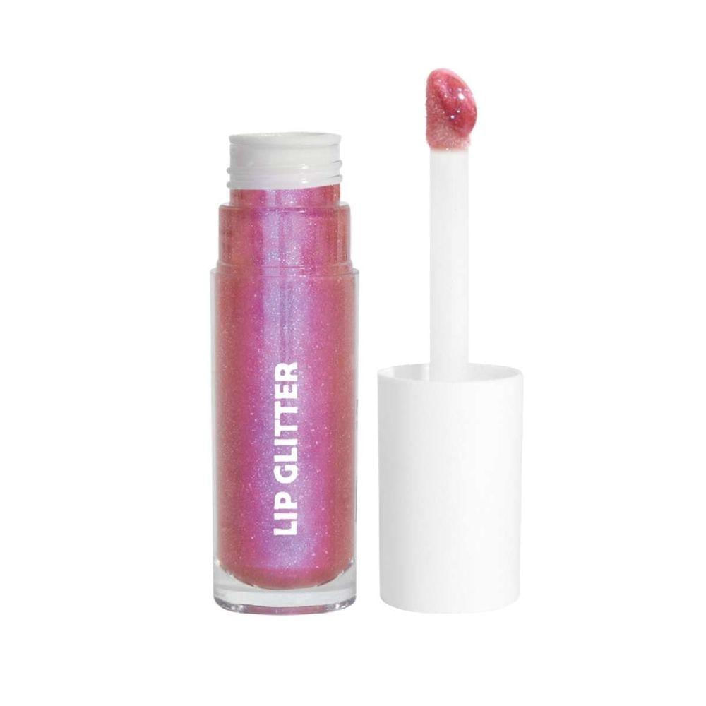Lip Glitter 4g Dailus Brilho Intenso e Efeito Glamour Para Os Lábios Pink Glam
