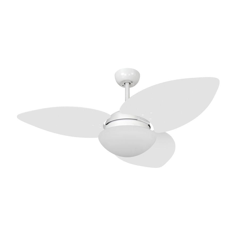 Ventilador De Teto Dormamu Branco Fosco 3 Pás Branco 127v