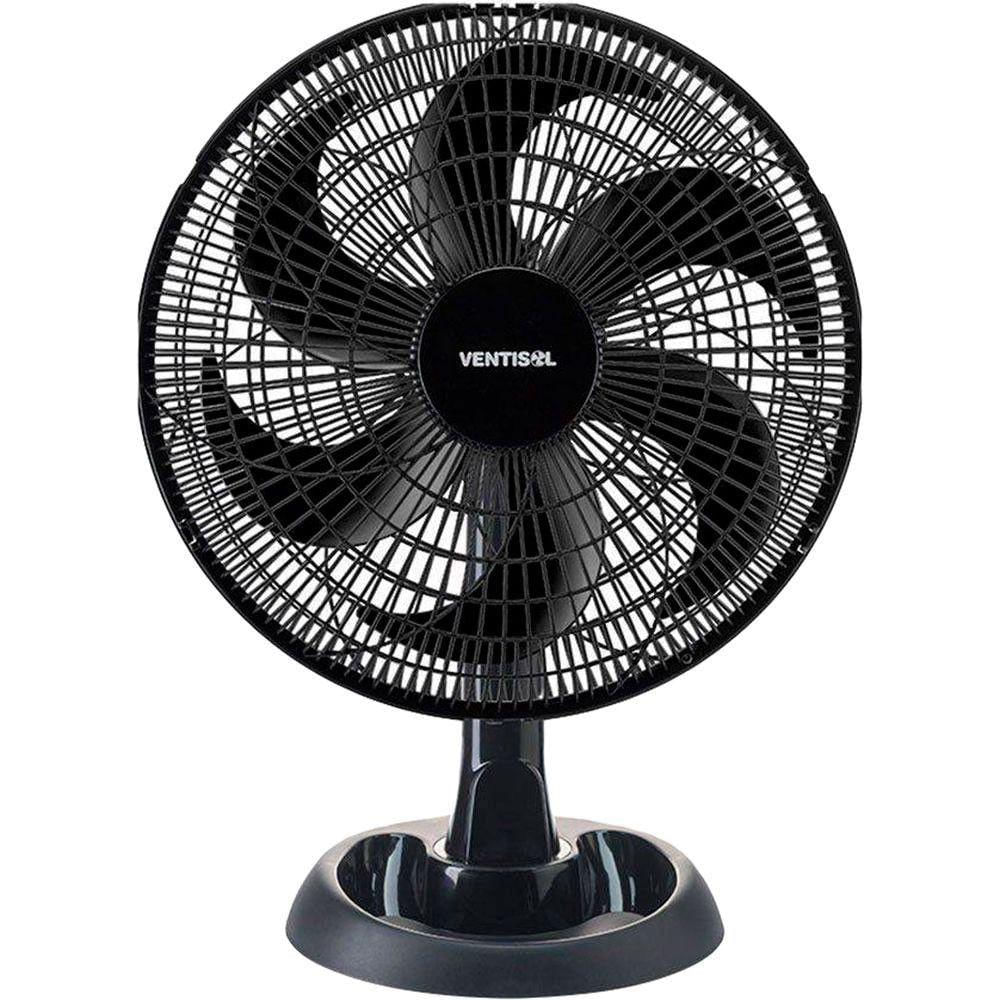 Ventilador Oscilante Eco Mesa 30cm Turbo 220V Ventisol Preto 220V