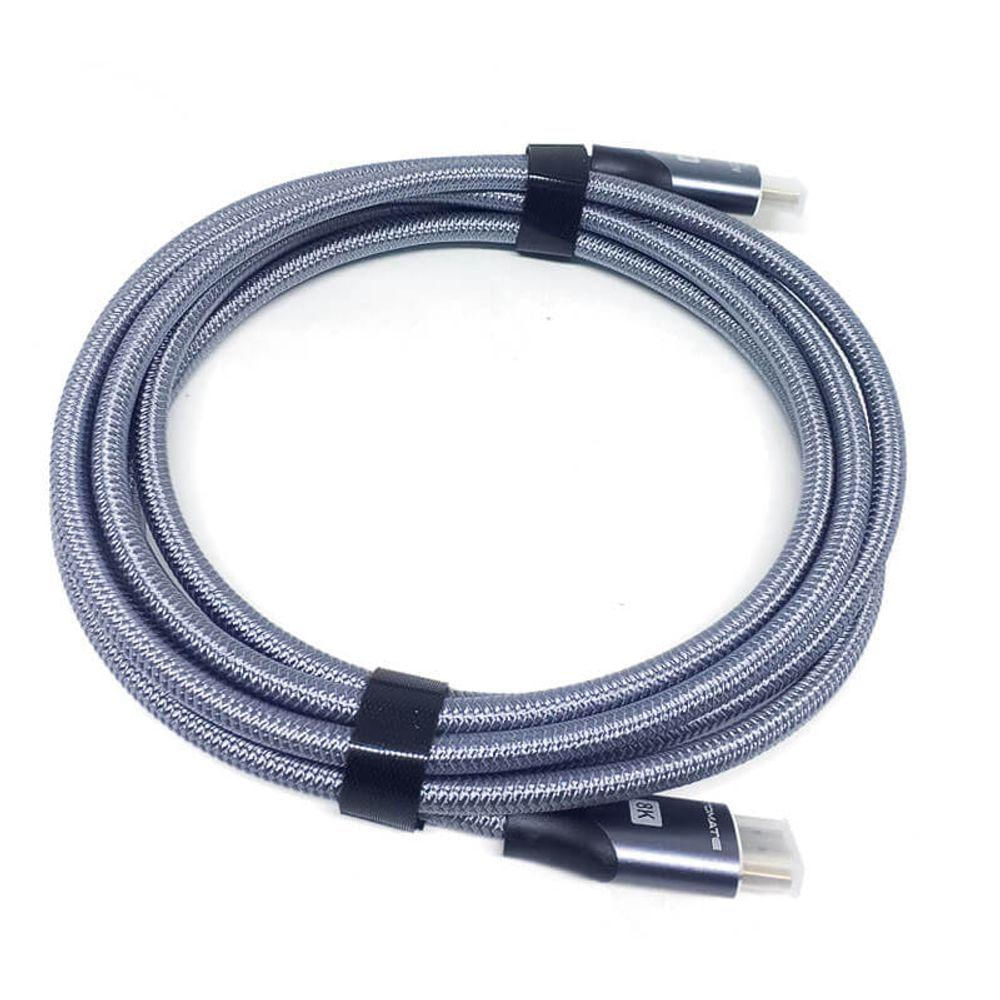 Cabo Hdmi 8k 3 Metros Suporta Dolby Truehd, Dts-hd