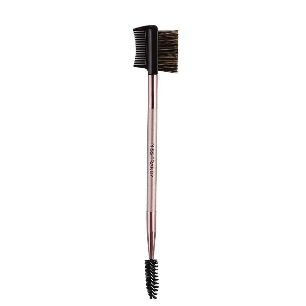 Pincel Duplo Escova/escova Champagne 60219 |miss Frandy | Precisão E Definição