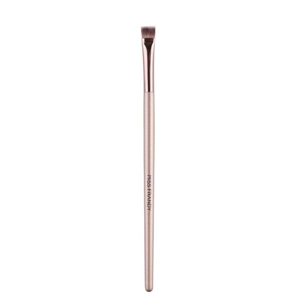 Pincel Para Delineado Chato Ponta Quadrada Champagne 60222 | Miss Frandy | Definição Precisa