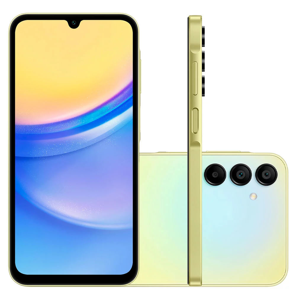 Smartphone Samsung Galaxy A15 128GB Tela de 6.5" Câmera Tripla 50MP + 5MP + 2MP Verde