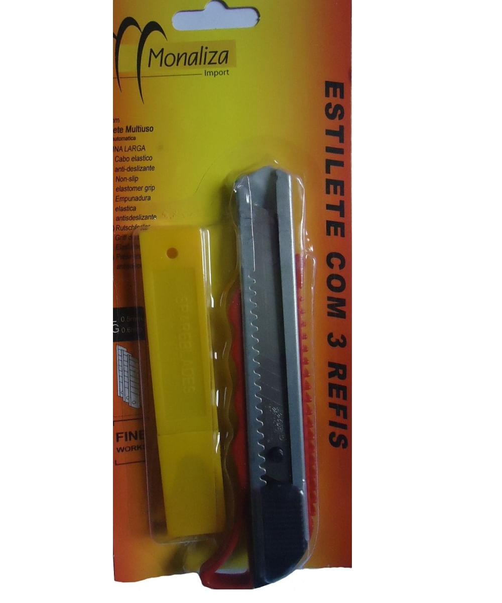 Estilete Multiuso com 3 Refis Monaliza