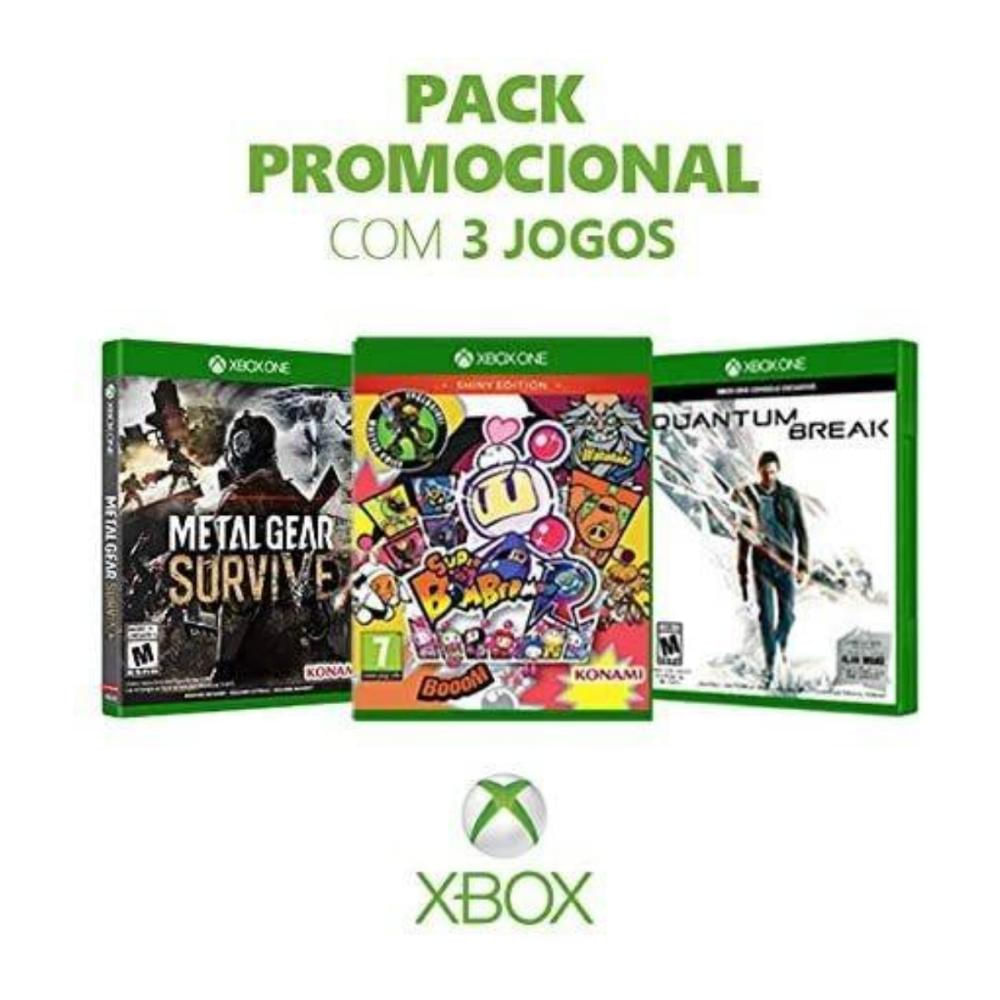 Metal Gear Survive + Super Bomberman + Quantum Break - Xbox One