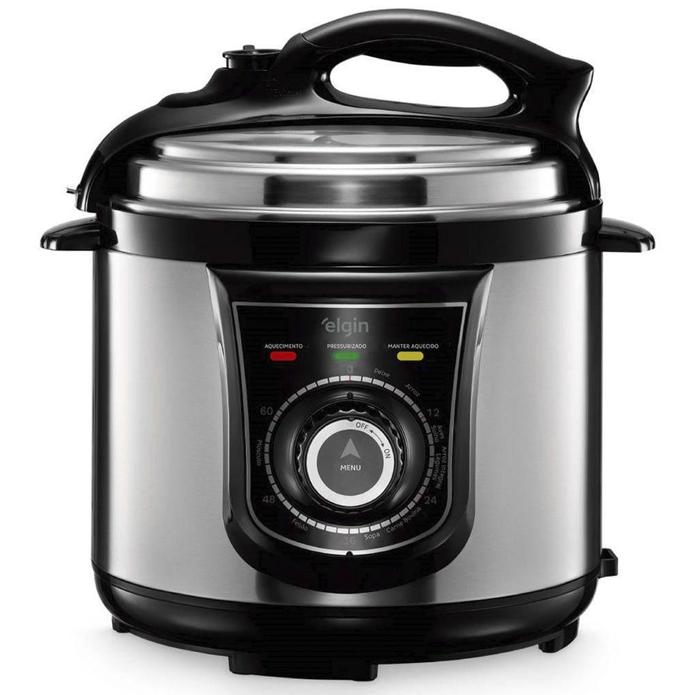 Panela De Pressão Elétrica Elgin 4l Inox - 110v