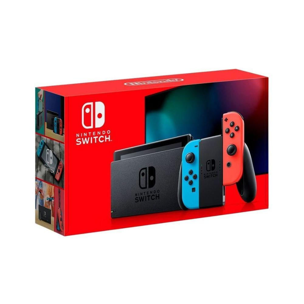 Console Nintendo Switch New Battery Model Neon Blue Neon Red