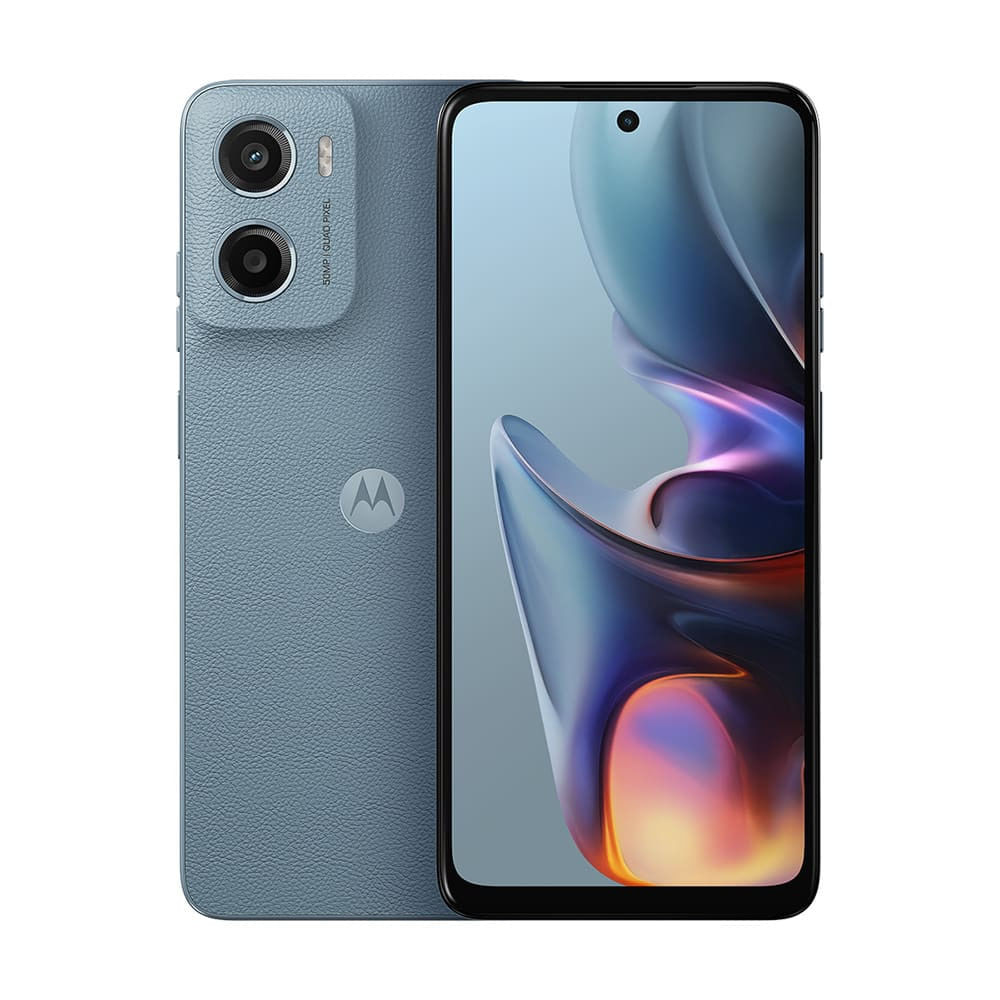 Smartphone Motorola Moto g05 Cinza Vegan Leather 128GB 12GB 4GB RAM + 8GB Ram Boost e Camera 50MP com AI Bateria de 5200