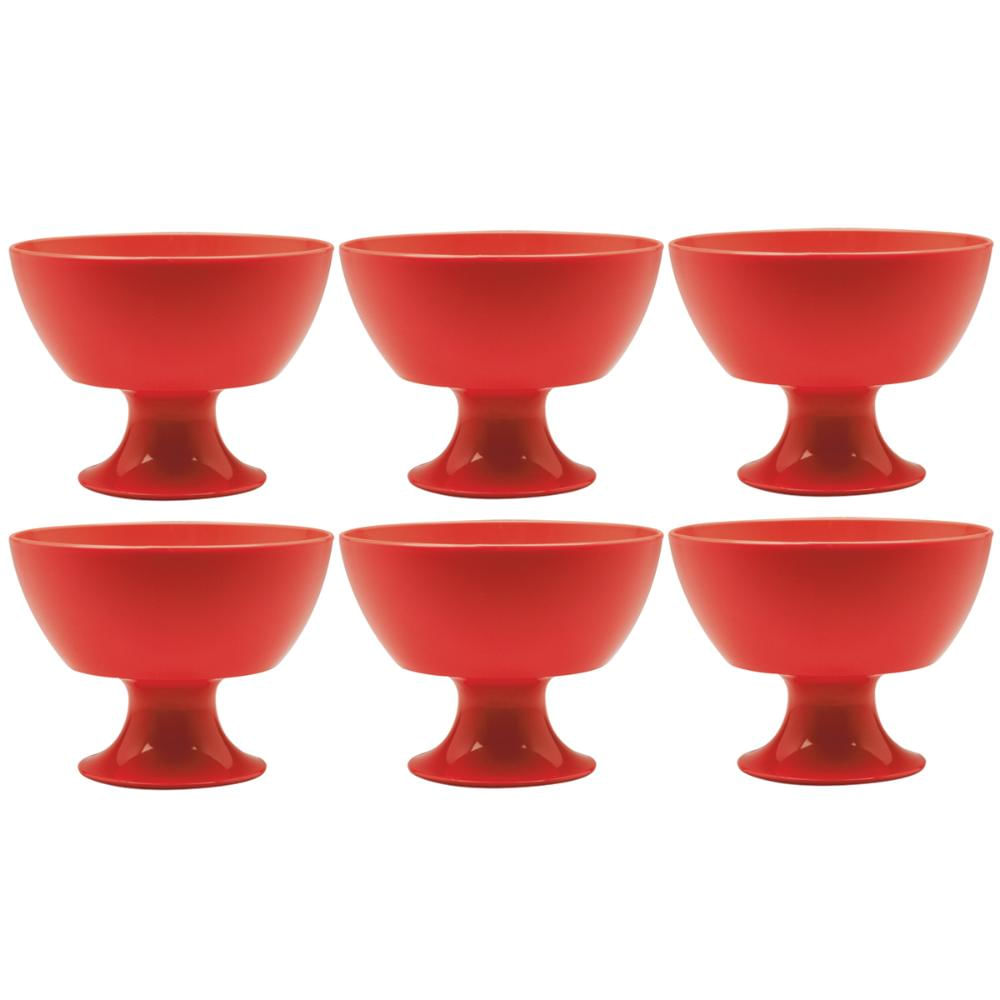 Conjunto 6 Taças Para Sobremesa Luna 300ml Jogo De Sobremesa