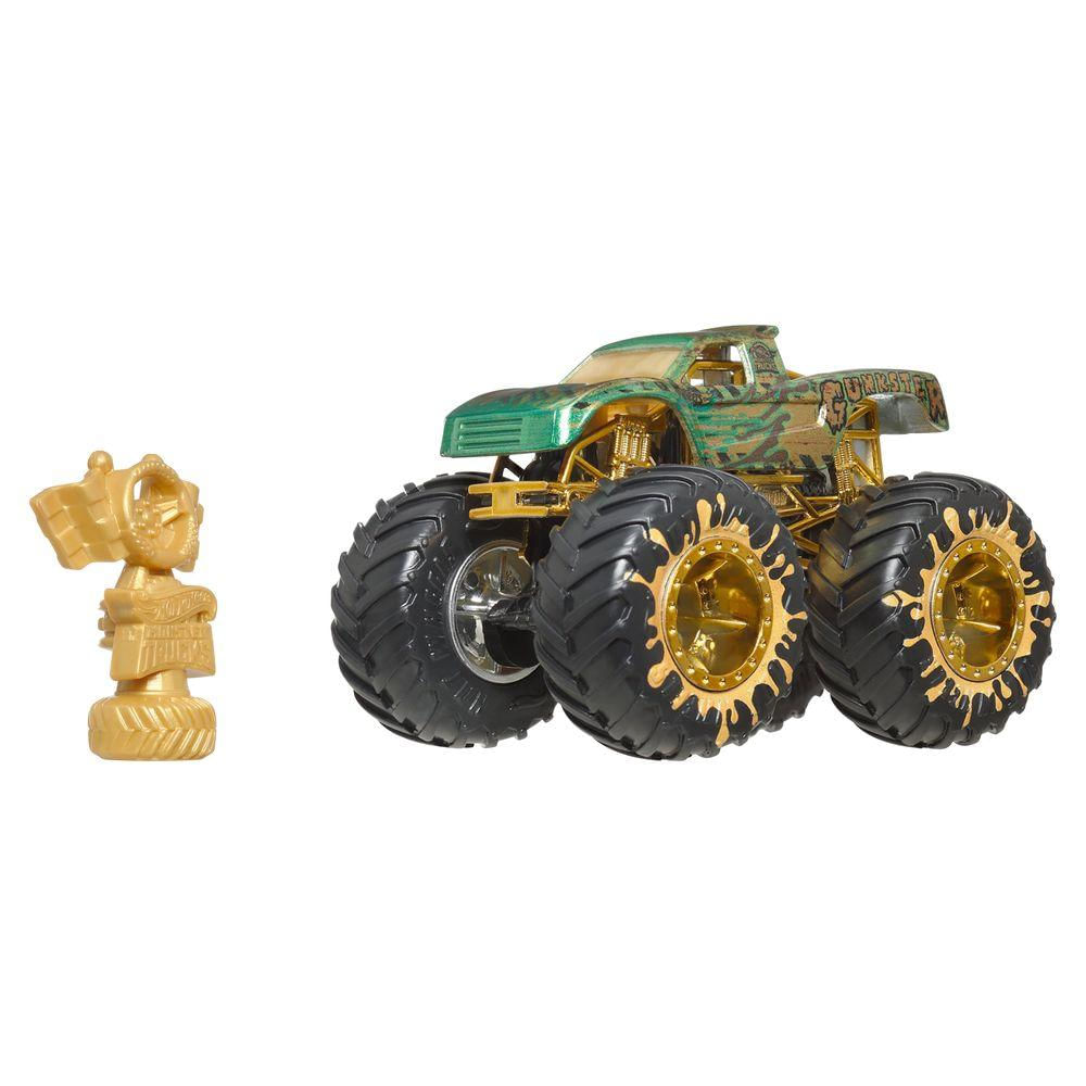 Hot Wheels Monster Trucks Troféu Bigfoot Gunkster - Mattel