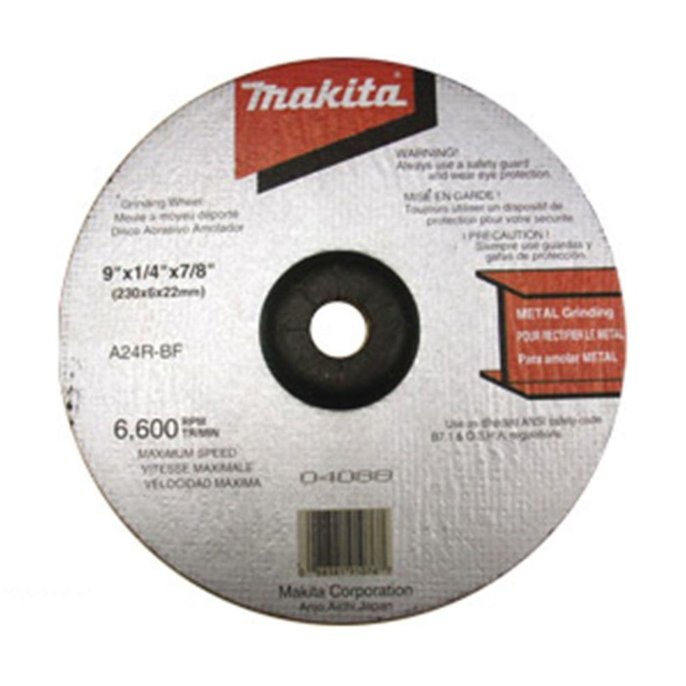 Disco De Desbaste 180 X 6 X 22.23 Mm Para Metal Makita