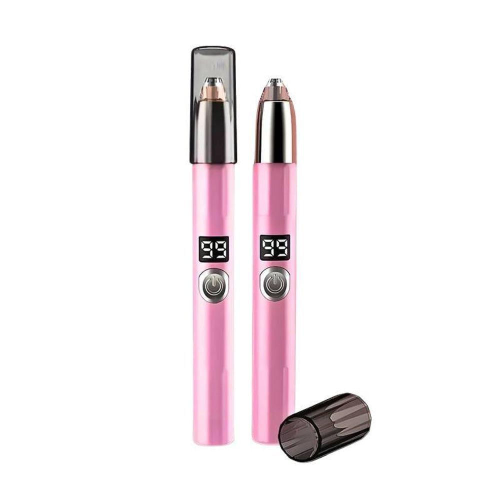 Caneta Depiladora Rosa Hipoalergênica Removedor De Pelos Usb
