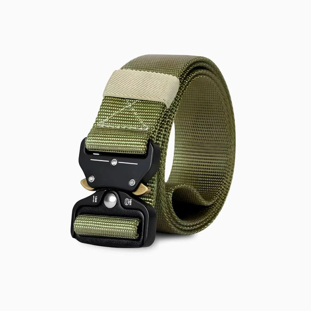 Cinto Verde Tático Militar Reforçado Fivela De Metal Com Engate E Desengate Rápido Ajustável Material De Alta Qualidade