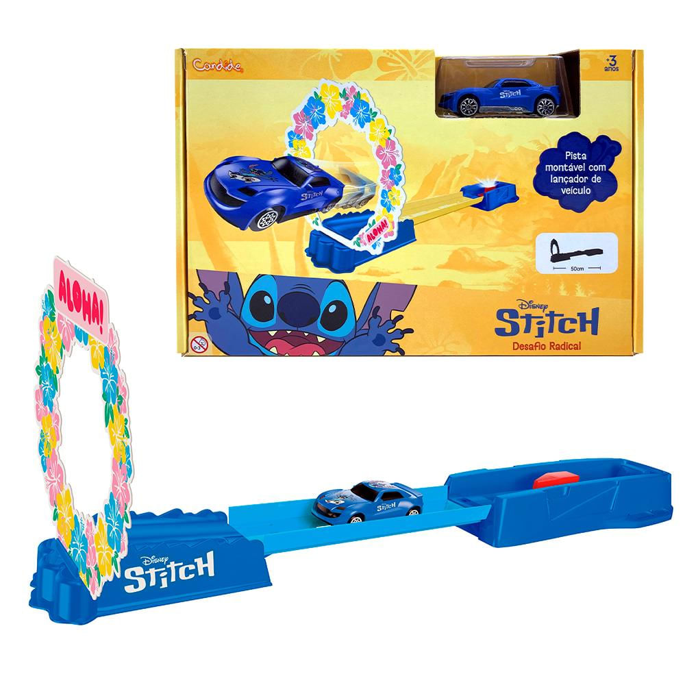 Pista para miniveículos Stitch - Desafio Radical