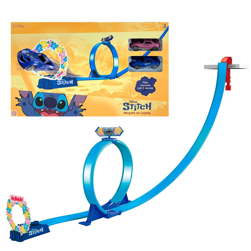 Pista para miniveículos Stitch - Mergulho em Looping