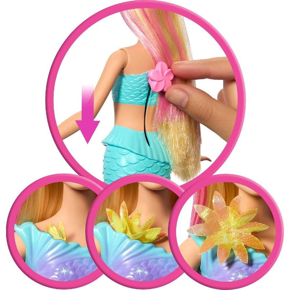Barbie Boneca Sereia com Transformação de Flor - Mattel