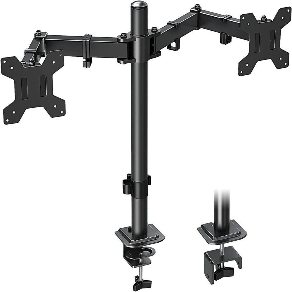 Suporte 2 Monitor Duplo Braco Articulado 10 A 32 Polegadas Mesa Giratorio Bancada Profissional