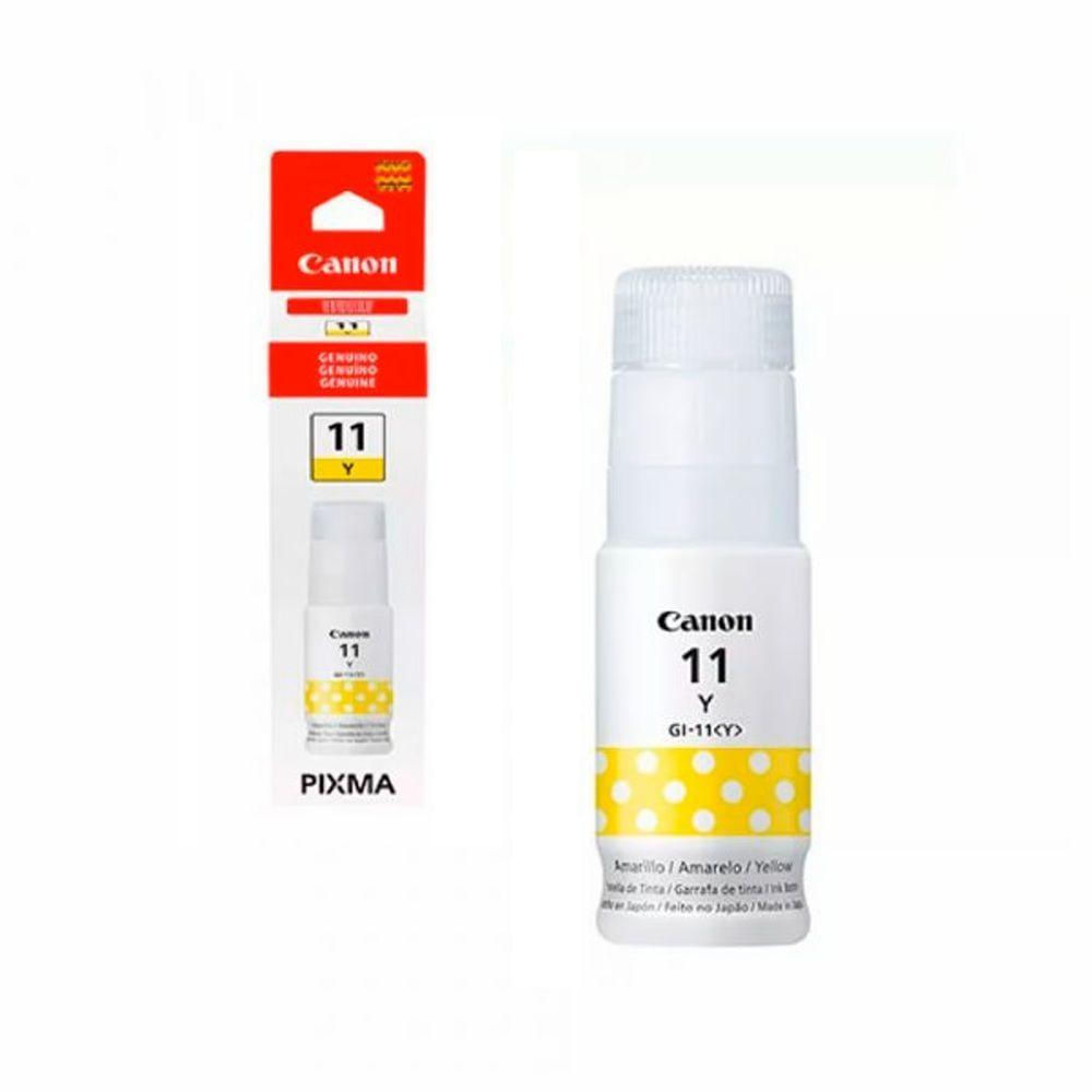 Tinta Canon Gi-11 Gi11 G11 Amarelo P/impressora G3160 G2160 G-3160 G-2160 Refil