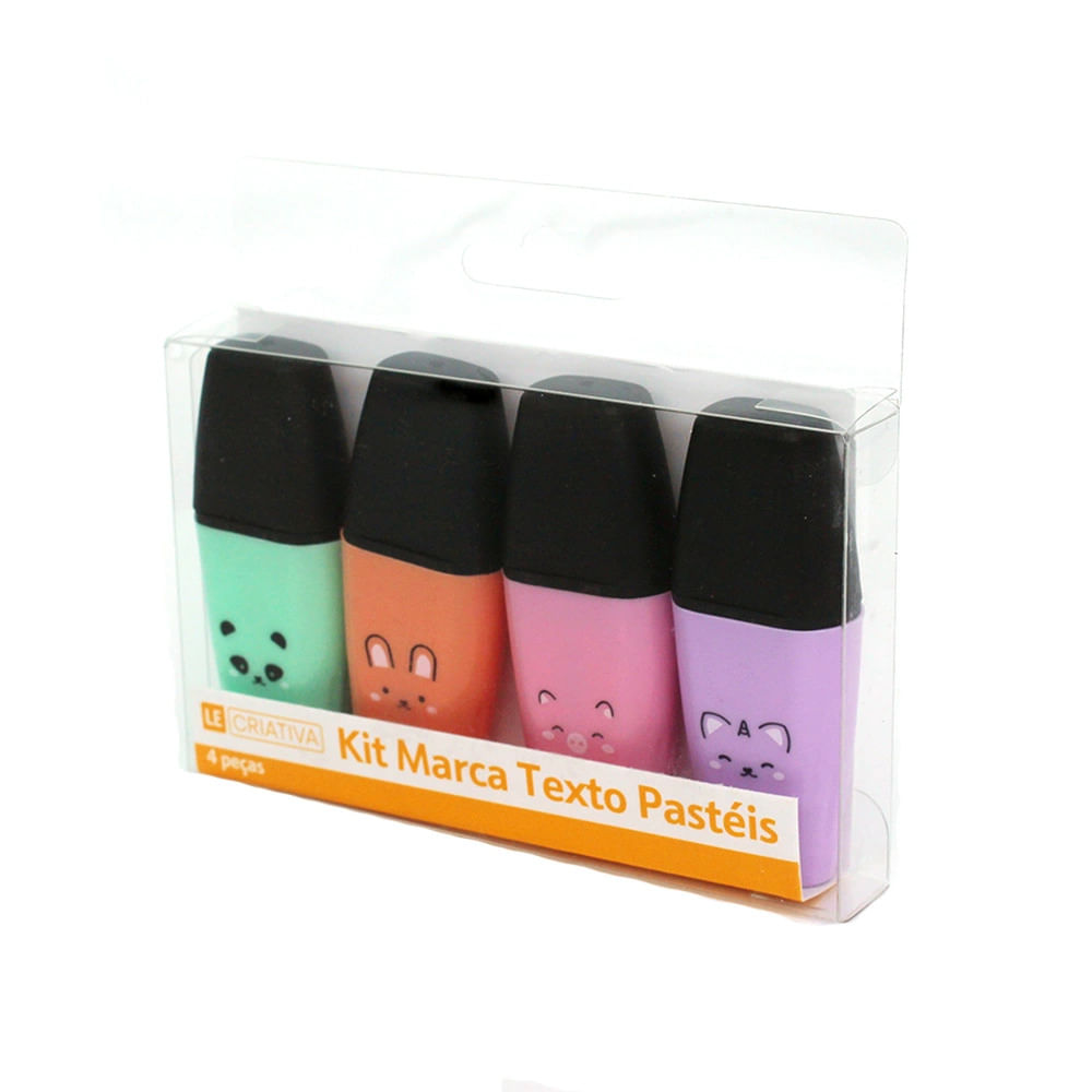 Kit Marca Texto Le Pastéis com 4 Unidades